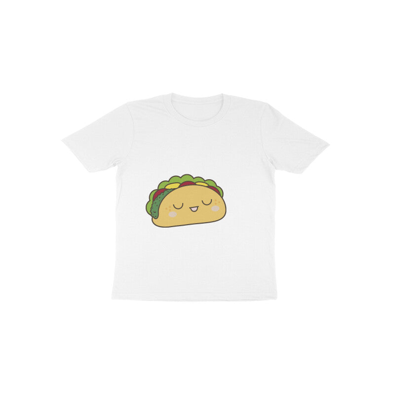 Toddler Half Sleeve Round Neck Tshirt –  Tacos puraidoprints