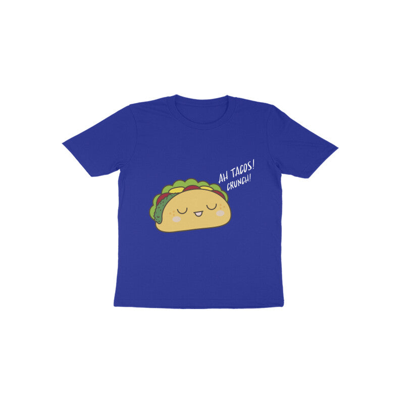 Toddler Half Sleeve Round Neck Tshirt –  Tacos puraidoprints