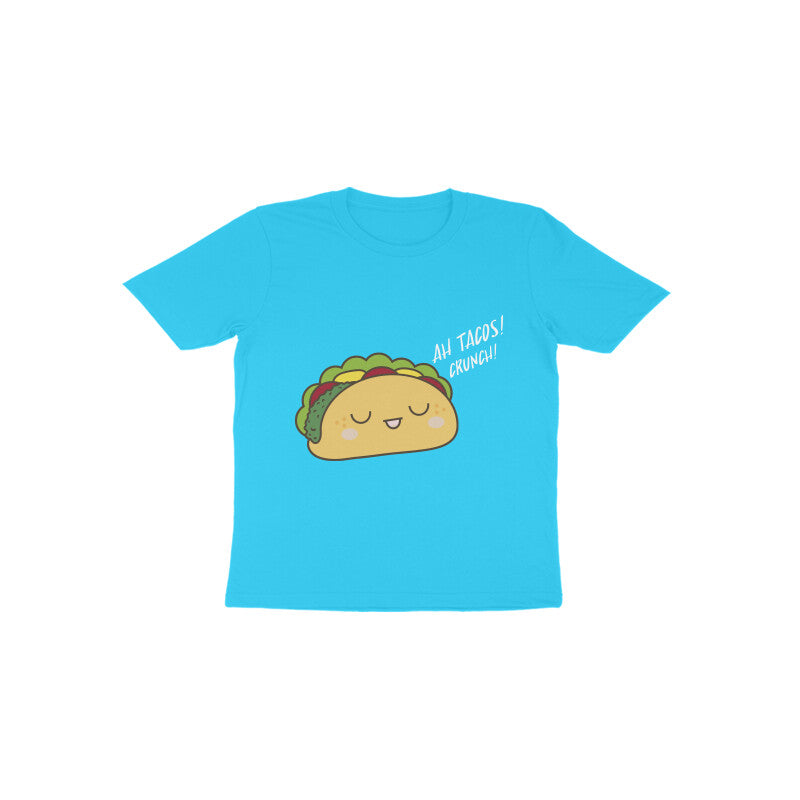 Toddler Half Sleeve Round Neck Tshirt –  Tacos puraidoprints