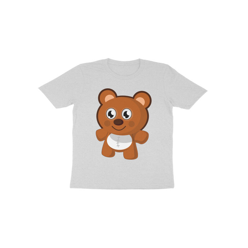 Toddler Half Sleeve Round Neck Tshirt – Teddy Bear puraidoprints