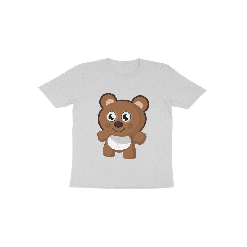 Toddler Half Sleeve Round Neck Tshirt – Teddy Bear puraidoprints