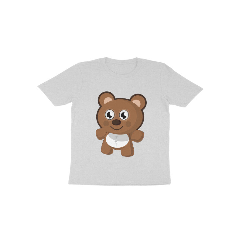 Toddler Half Sleeve Round Neck Tshirt – Teddy Bear puraidoprints
