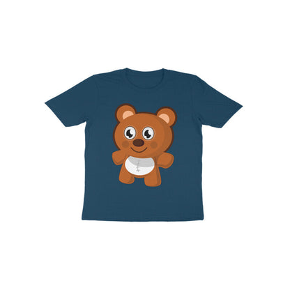 Toddler Half Sleeve Round Neck Tshirt – Teddy Bear puraidoprints