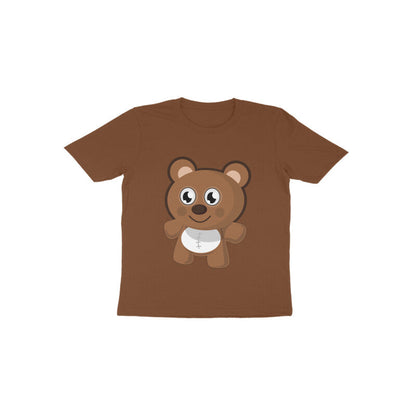 Toddler Half Sleeve Round Neck Tshirt – Teddy Bear puraidoprints