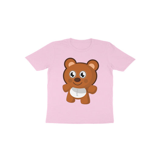 Toddler Half Sleeve Round Neck Tshirt – Teddy Bear puraidoprints