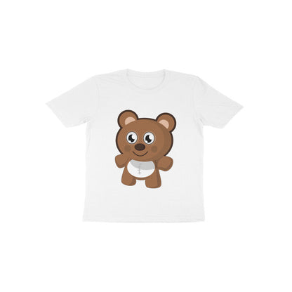 Toddler Half Sleeve Round Neck Tshirt – Teddy Bear puraidoprints