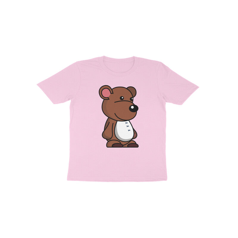Toddler Half Sleeve Round Neck Tshirt – Teddy puraidoprints
