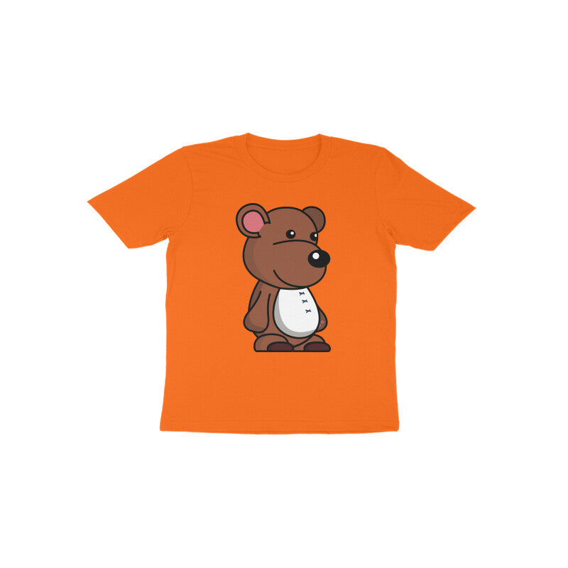 Toddler Half Sleeve Round Neck Tshirt – Teddy puraidoprints
