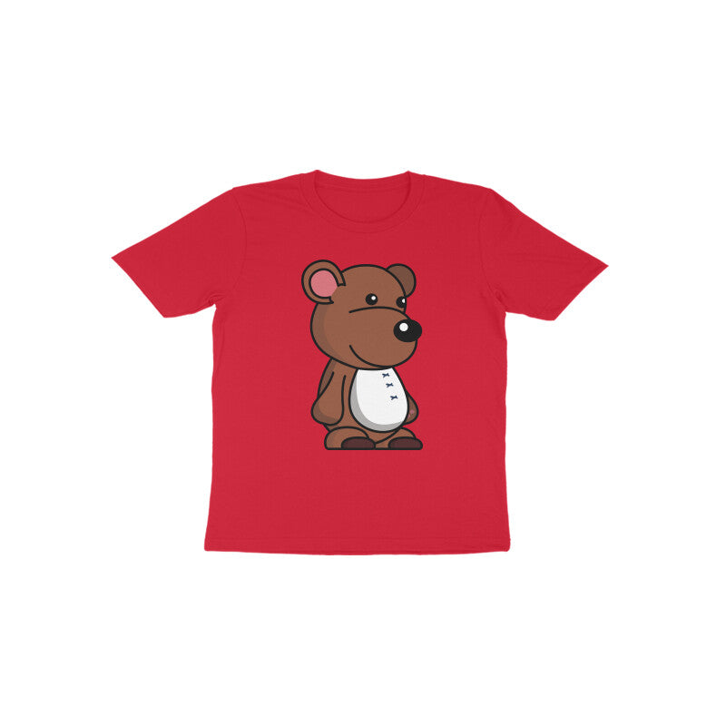 Toddler Half Sleeve Round Neck Tshirt – Teddy puraidoprints