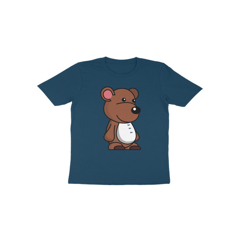 Toddler Half Sleeve Round Neck Tshirt – Teddy puraidoprints