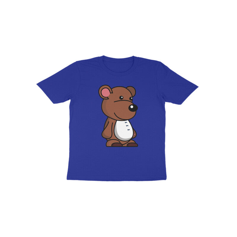 Toddler Half Sleeve Round Neck Tshirt – Teddy puraidoprints