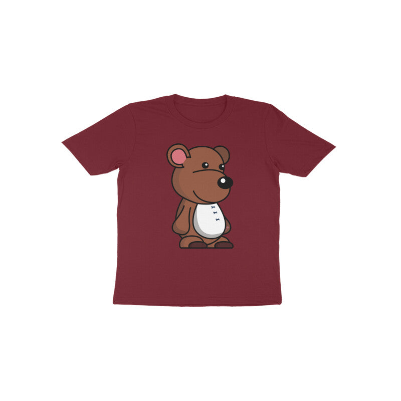 Toddler Half Sleeve Round Neck Tshirt – Teddy puraidoprints