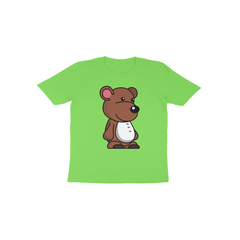 Toddler Half Sleeve Round Neck Tshirt – Teddy puraidoprints