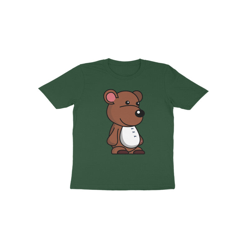 Toddler Half Sleeve Round Neck Tshirt – Teddy puraidoprints