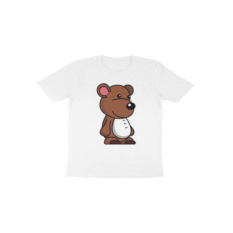 Toddler Half Sleeve Round Neck Tshirt – Teddy puraidoprints