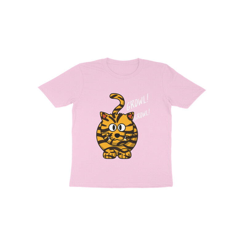 Toddler Half Sleeve Round Neck Tshirt –  Tiger Roar puraidoprints