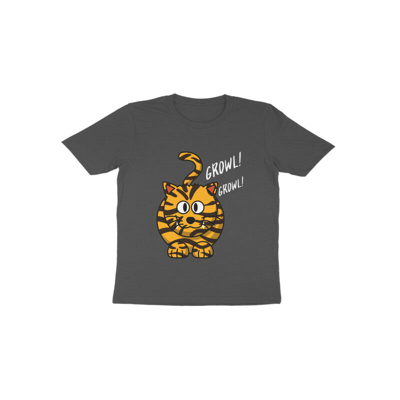 Toddler Half Sleeve Round Neck Tshirt –  Tiger Roar puraidoprints