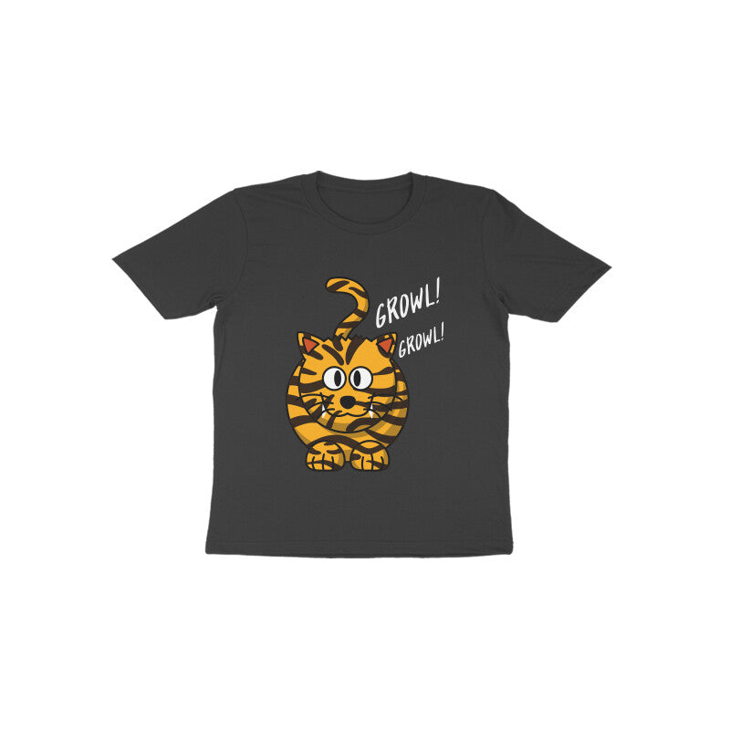 Toddler Half Sleeve Round Neck Tshirt –  Tiger Roar puraidoprints