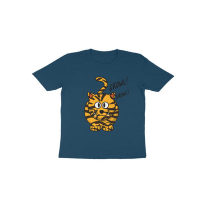Toddler Half Sleeve Round Neck Tshirt - Tiger Roar puraidoprints