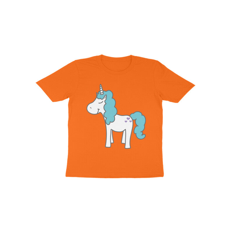 Toddler Half Sleeve Round Neck Tshirt – Unicorn puraidoprints
