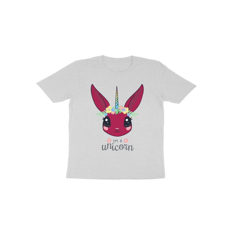 Toddler Half Sleeve Round Neck Tshirt – Unicorn puraidoprints