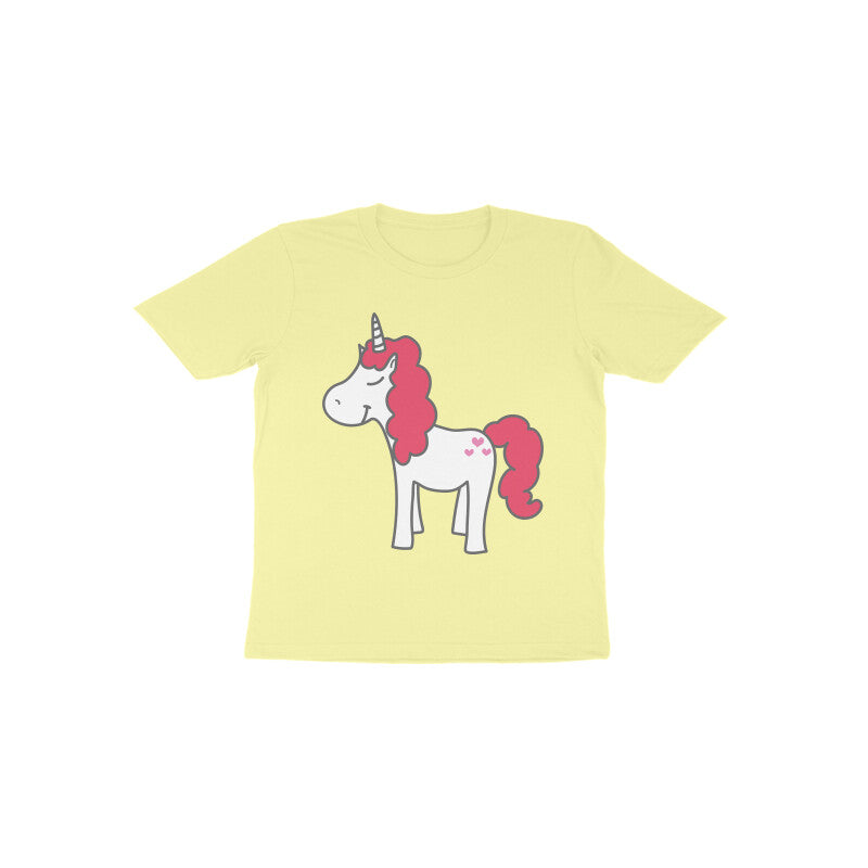Toddler Half Sleeve Round Neck Tshirt – Unicorn puraidoprints