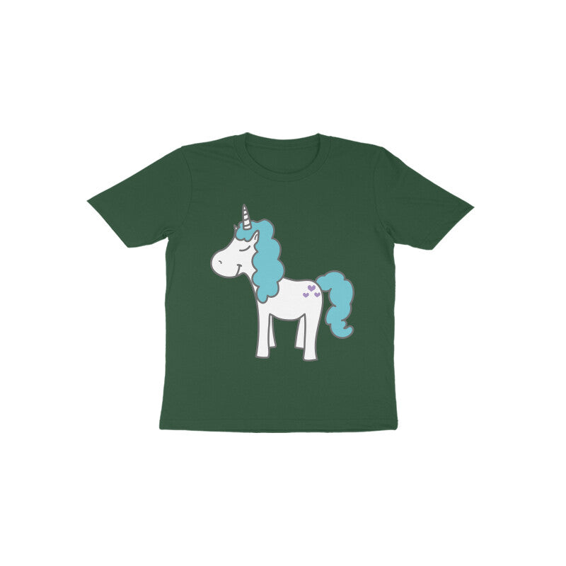 Toddler Half Sleeve Round Neck Tshirt – Unicorn puraidoprints