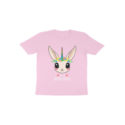 Toddler Half Sleeve Round Neck Tshirt – Unicorn puraidoprints