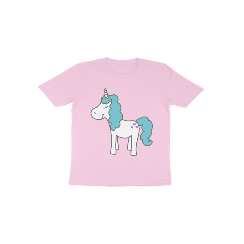 Toddler Half Sleeve Round Neck Tshirt – Unicorn puraidoprints
