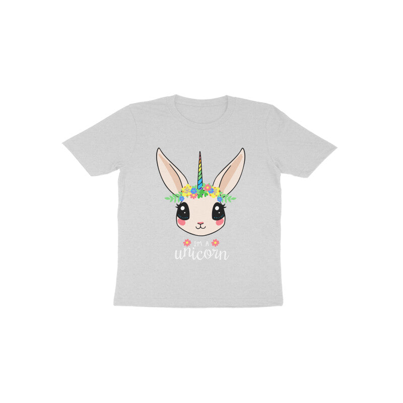 Toddler Half Sleeve Round Neck Tshirt – Unicorn puraidoprints