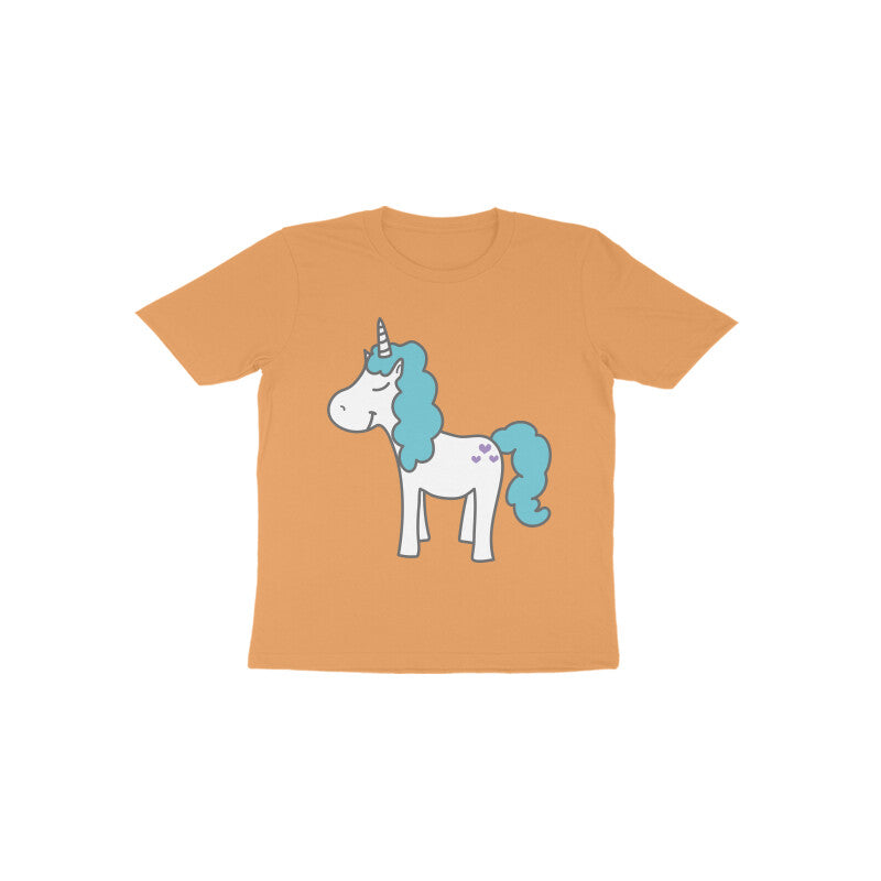 Toddler Half Sleeve Round Neck Tshirt – Unicorn puraidoprints