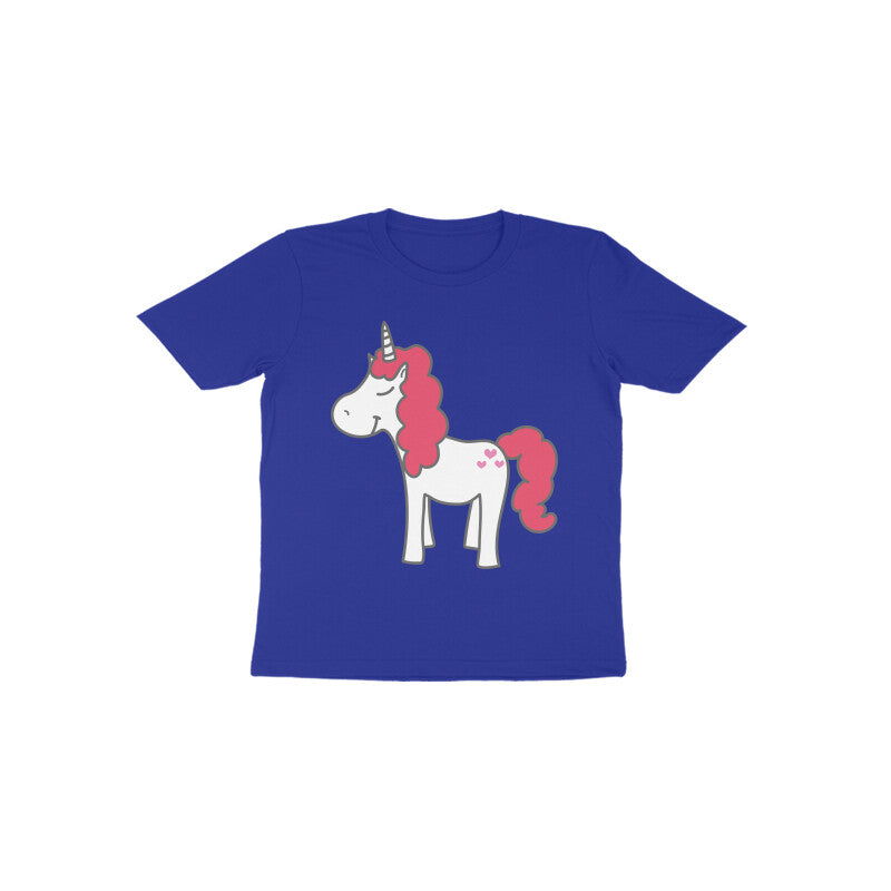 Toddler Half Sleeve Round Neck Tshirt – Unicorn puraidoprints