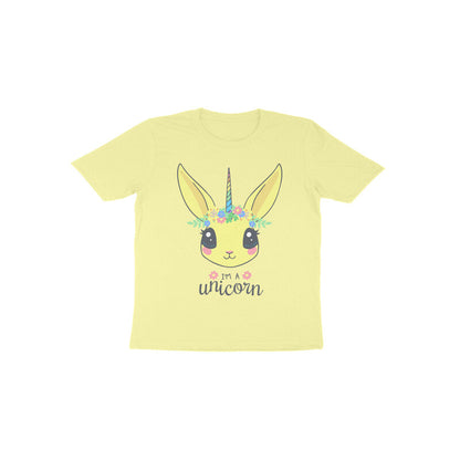 Toddler Half Sleeve Round Neck Tshirt – Unicorn puraidoprints