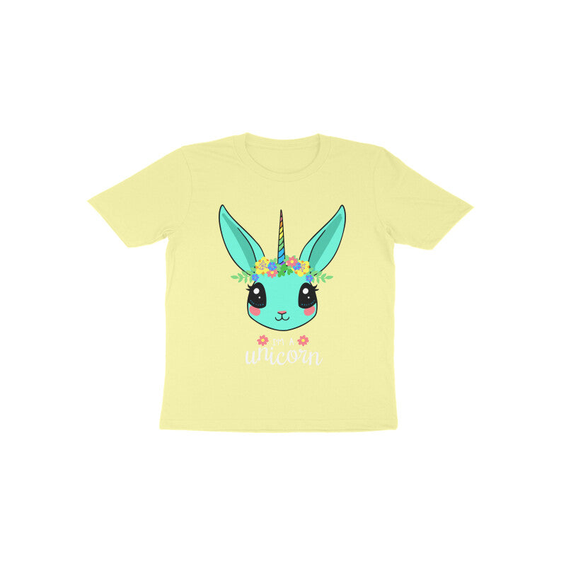 Toddler Half Sleeve Round Neck Tshirt – Unicorn puraidoprints