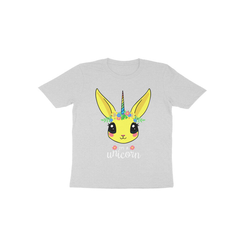 Toddler Half Sleeve Round Neck Tshirt – Unicorn puraidoprints