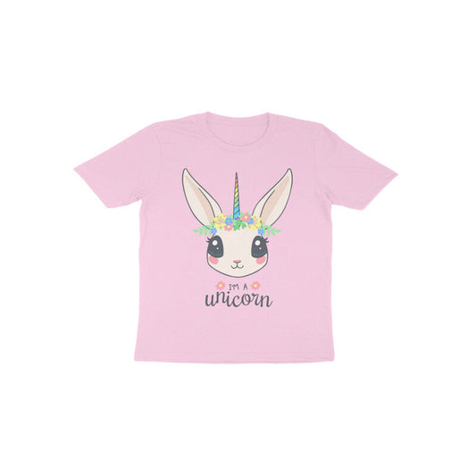 Toddler Half Sleeve Round Neck Tshirt – Unicorn puraidoprints