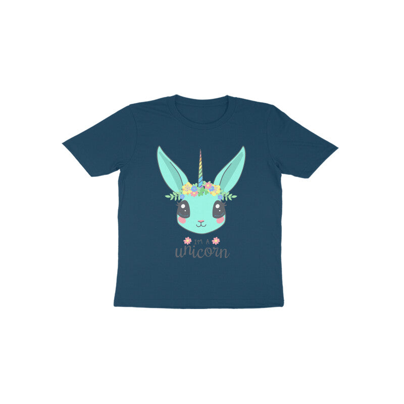 Toddler Half Sleeve Round Neck Tshirt – Unicorn puraidoprints