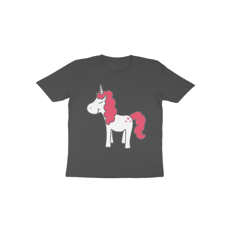 Toddler Half Sleeve Round Neck Tshirt – Unicorn puraidoprints