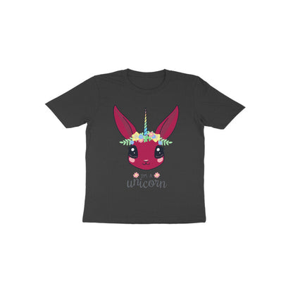 Toddler Half Sleeve Round Neck Tshirt – Unicorn puraidoprints