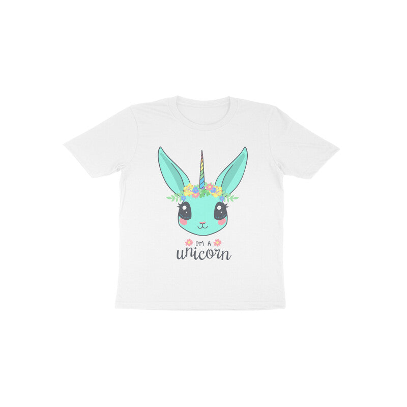 Toddler Half Sleeve Round Neck Tshirt – Unicorn puraidoprints