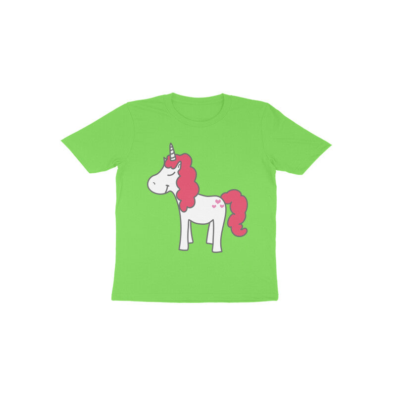 Toddler Half Sleeve Round Neck Tshirt – Unicorn puraidoprints