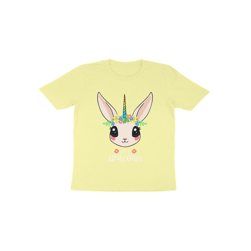 Toddler Half Sleeve Round Neck Tshirt – Unicorn puraidoprints