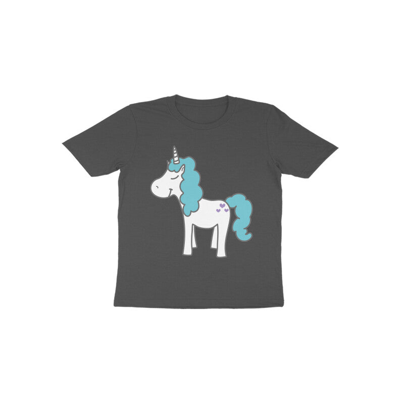Toddler Half Sleeve Round Neck Tshirt – Unicorn puraidoprints