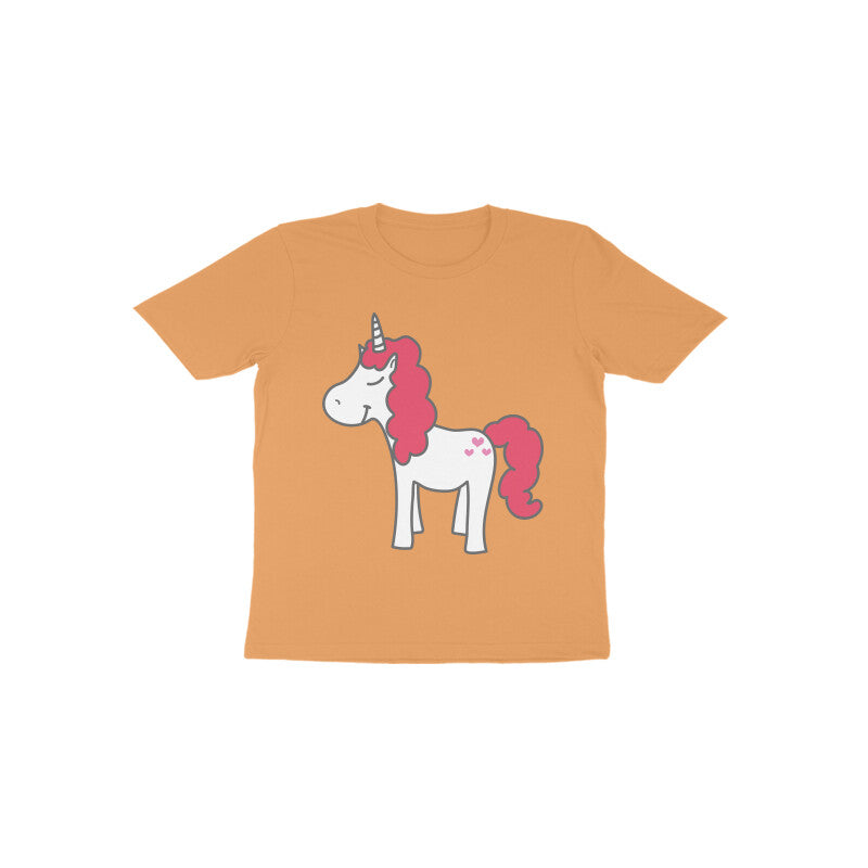 Toddler Half Sleeve Round Neck Tshirt – Unicorn puraidoprints
