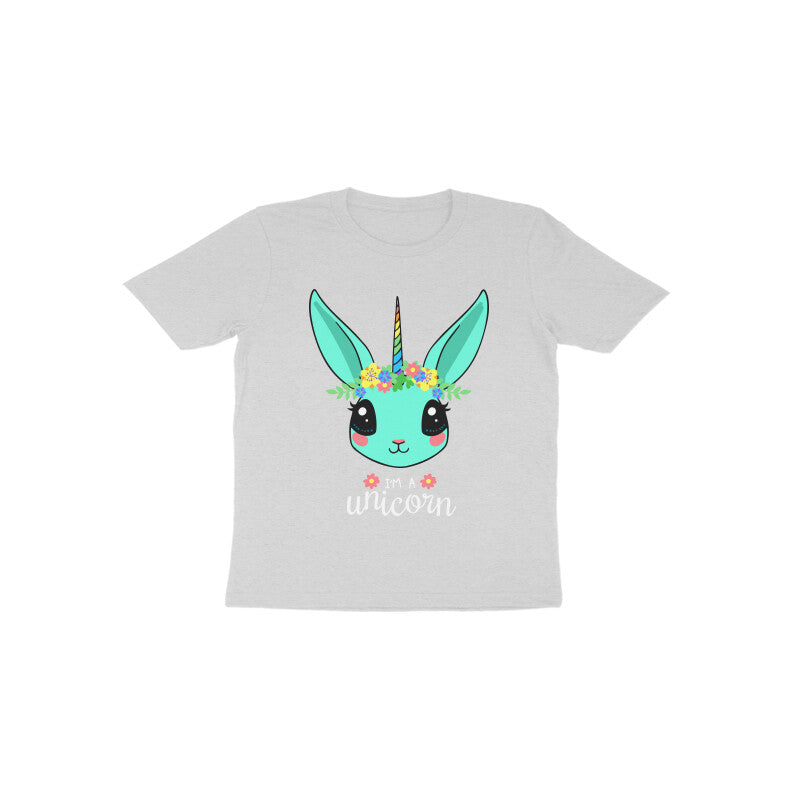 Toddler Half Sleeve Round Neck Tshirt – Unicorn puraidoprints