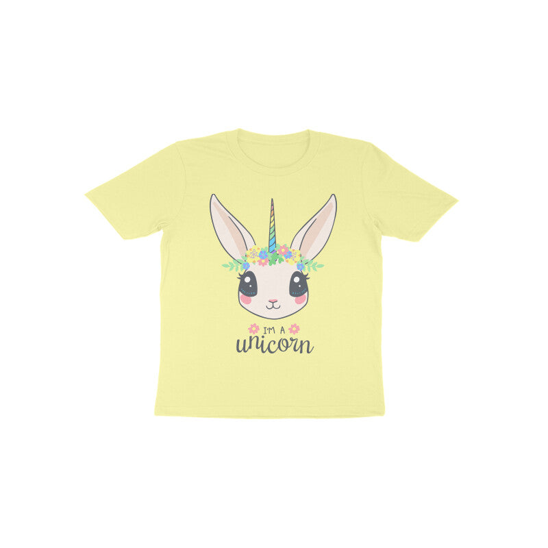 Toddler Half Sleeve Round Neck Tshirt – Unicorn puraidoprints