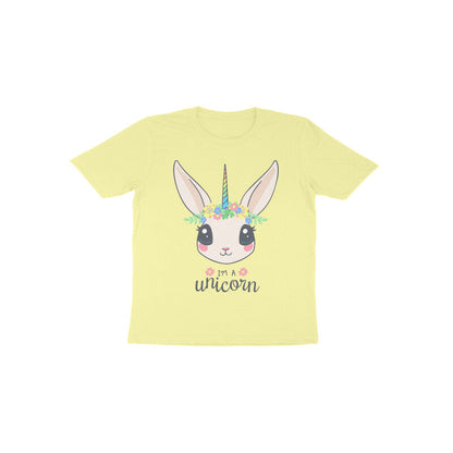 Toddler Half Sleeve Round Neck Tshirt – Unicorn puraidoprints