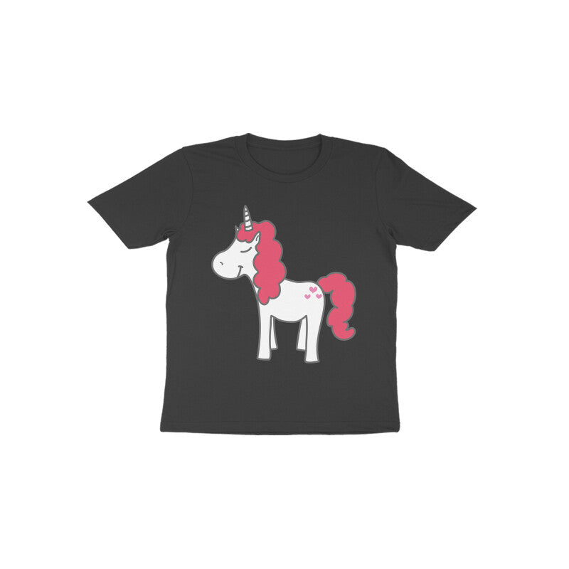 Toddler Half Sleeve Round Neck Tshirt – Unicorn puraidoprints