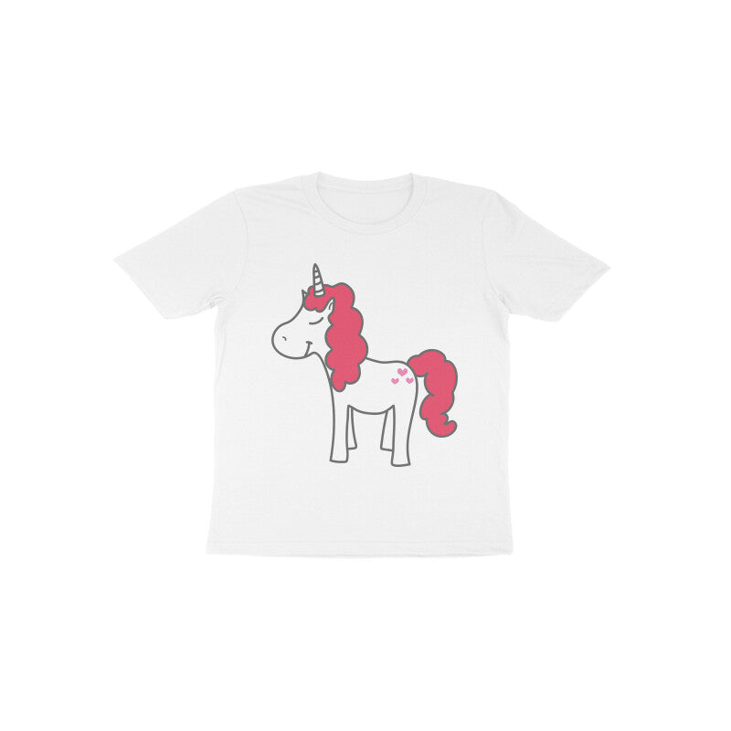 Toddler Half Sleeve Round Neck Tshirt – Unicorn puraidoprints