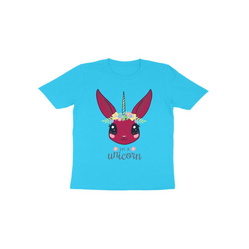 Toddler Half Sleeve Round Neck Tshirt – Unicorn puraidoprints